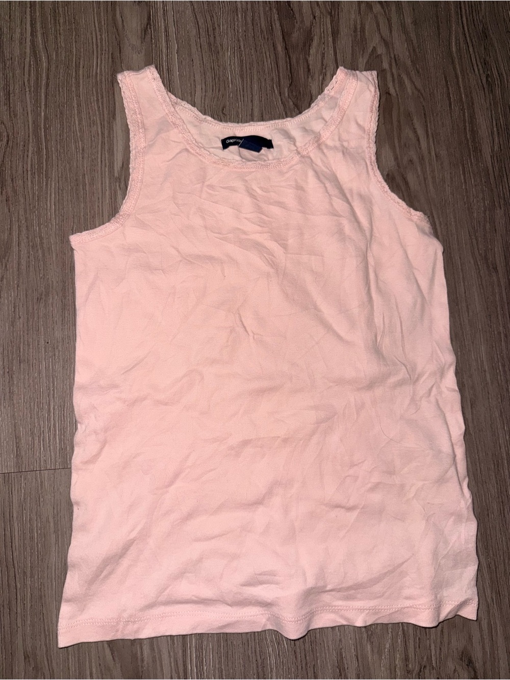 GAP Soft Pink Scoop Neck Tank Top